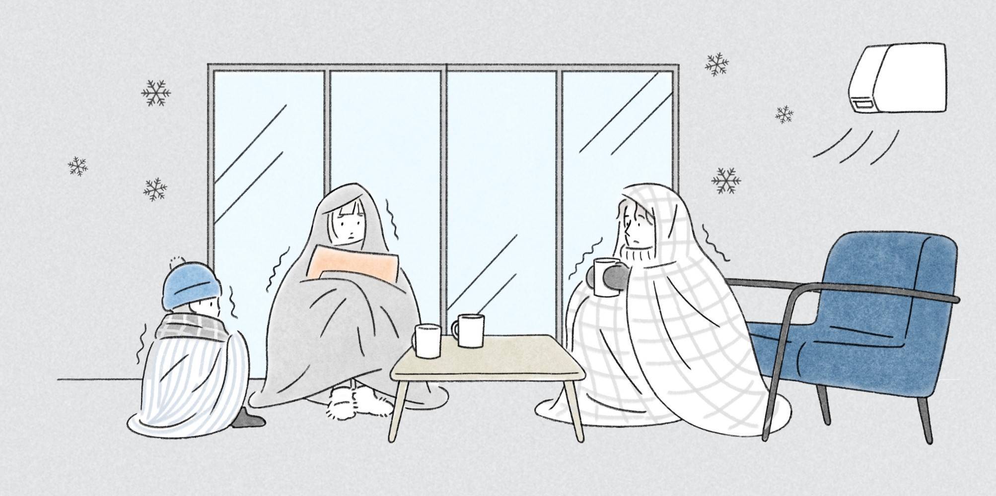 寒い部屋が身体に与える影響❄ 千葉トーヨー住器のブログ 写真1