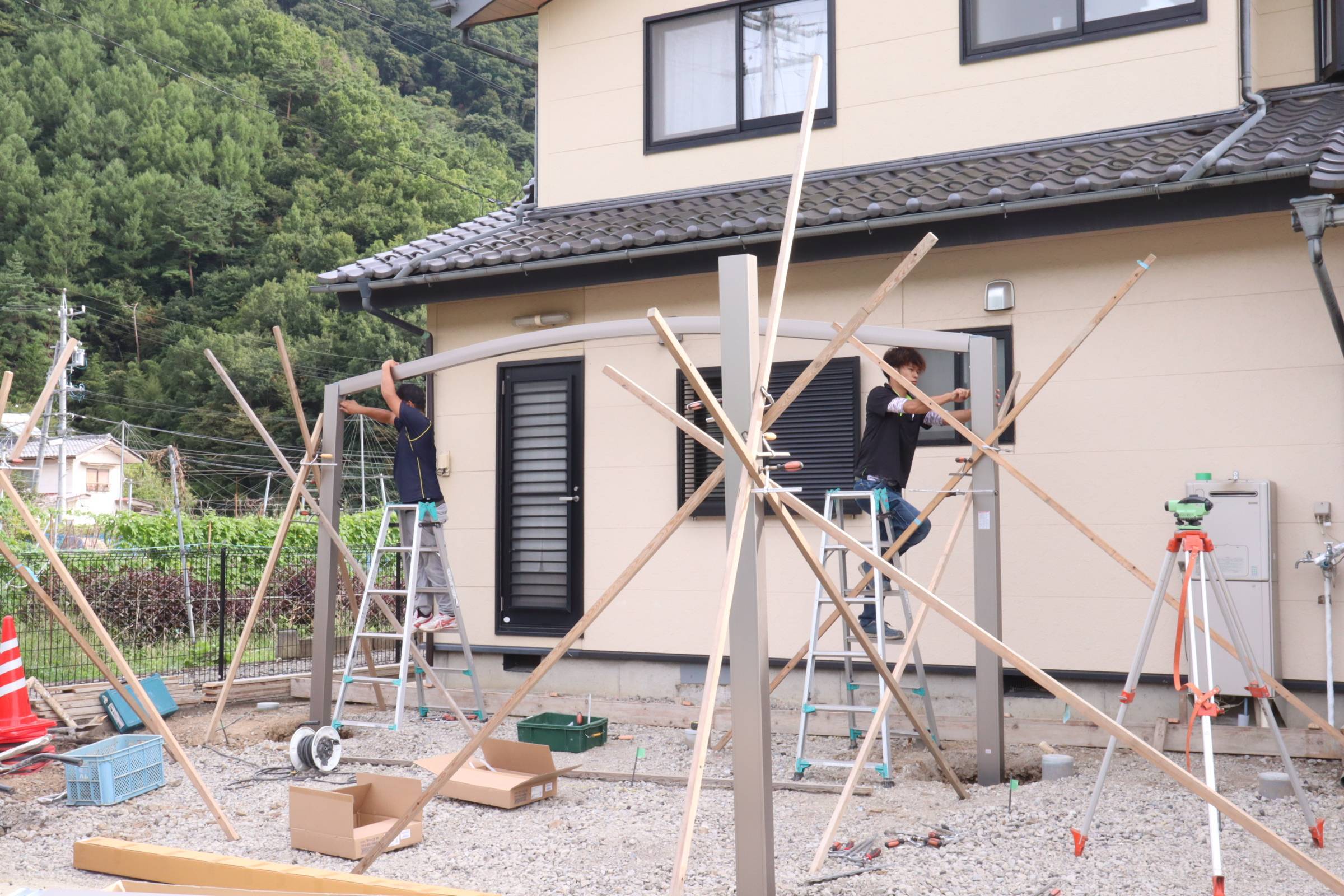 カーポート施工🚗 更埴トーヨー住器のブログ 写真4