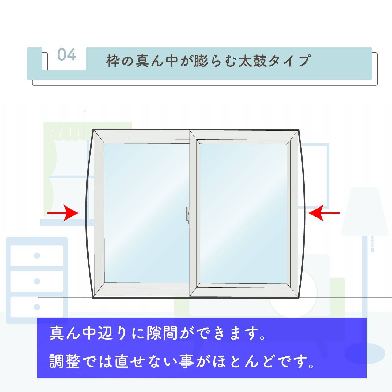 窓枠のゆがみ傾きについて タンノサッシのブログ 写真5