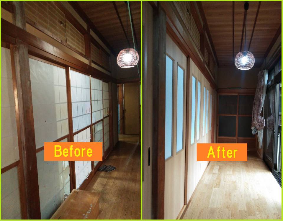 和室の床と建具の改修工事 ウチヤマのブログ 写真1