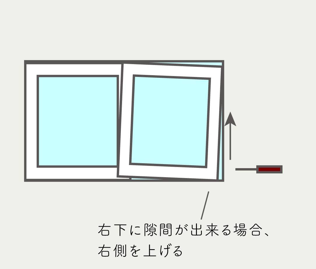 窓の建付け調整の仕方を紹介します タンノサッシのブログ 写真6
