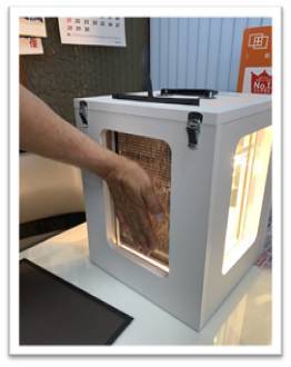【大実験】日射コントロール体感ＢＯＸで実感！スタイルシェードのすごい効果！ 小林エコ建材のブログ 写真5