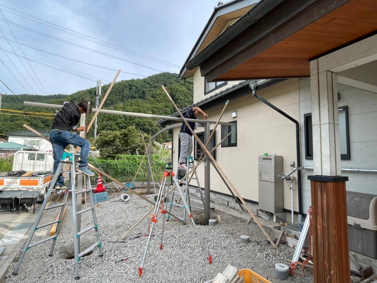 カーポート施工🚗 更埴トーヨー住器のブログ 写真6