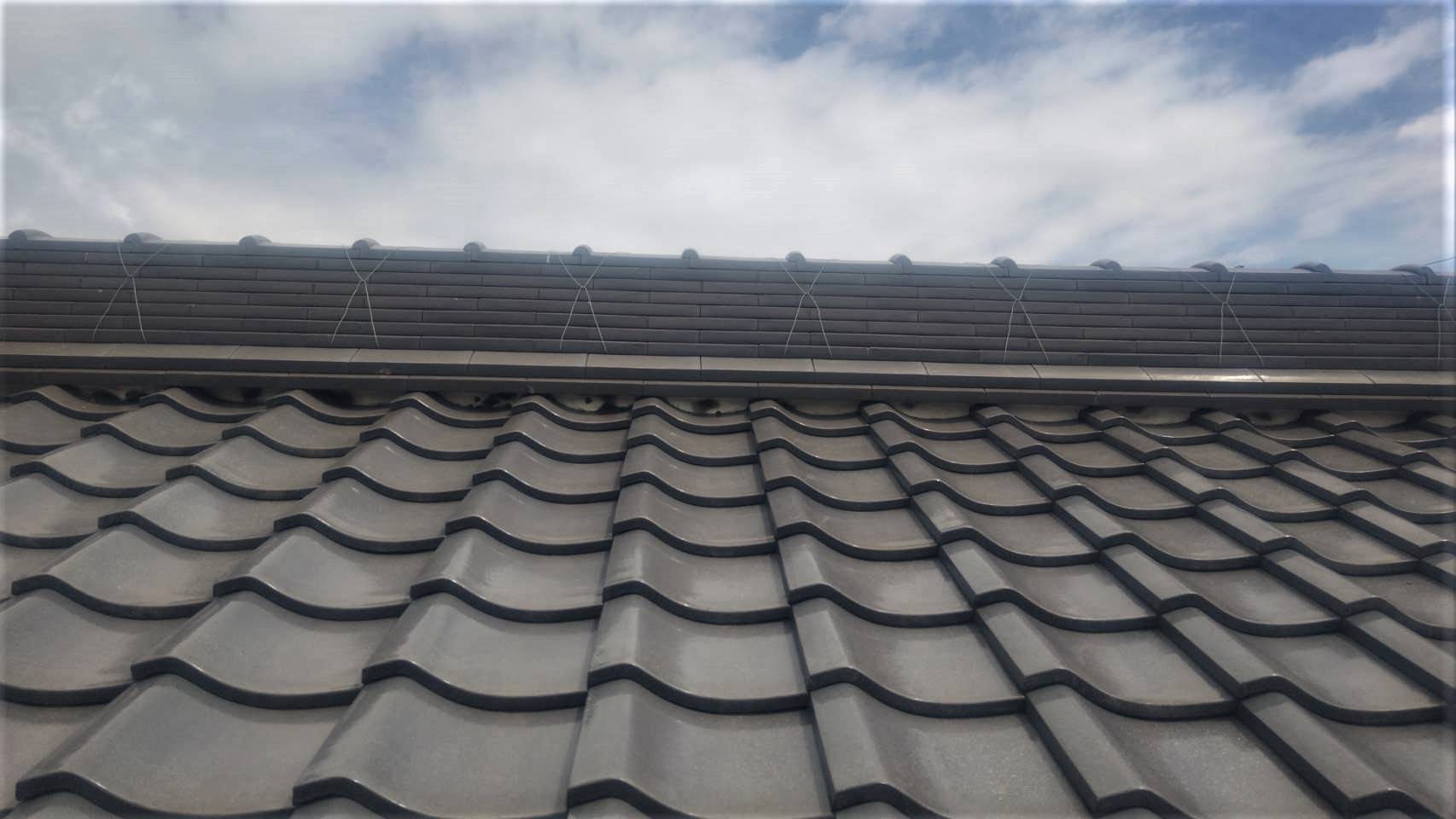 屋根の漆喰補修工事 ウチヤマのブログ 写真4