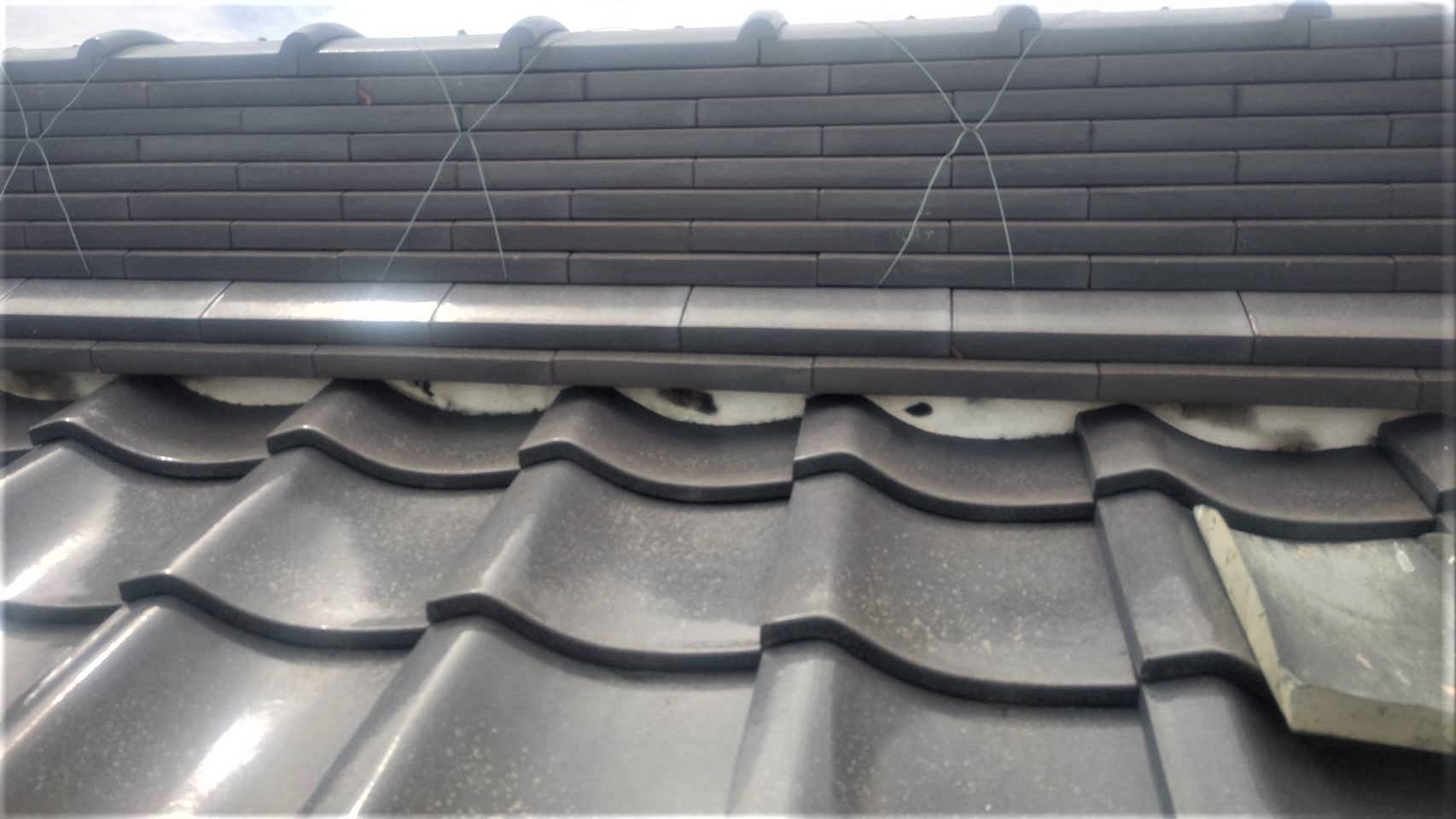 屋根の漆喰補修工事 ウチヤマのブログ 写真3