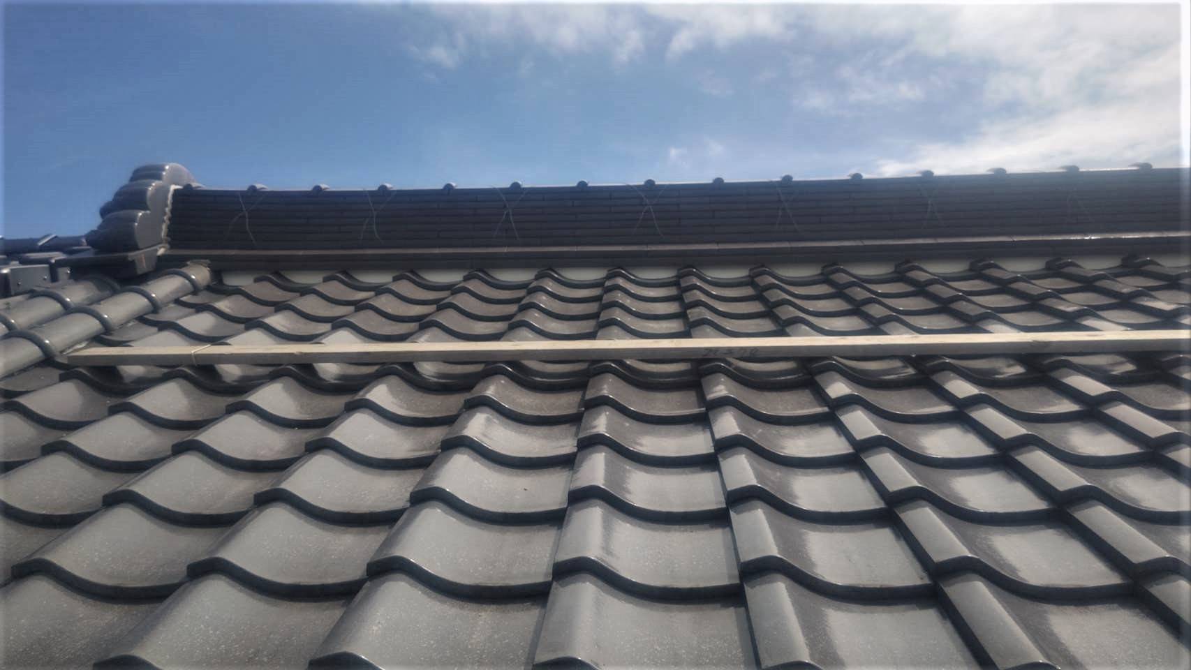 屋根の漆喰補修工事 ウチヤマのブログ 写真2