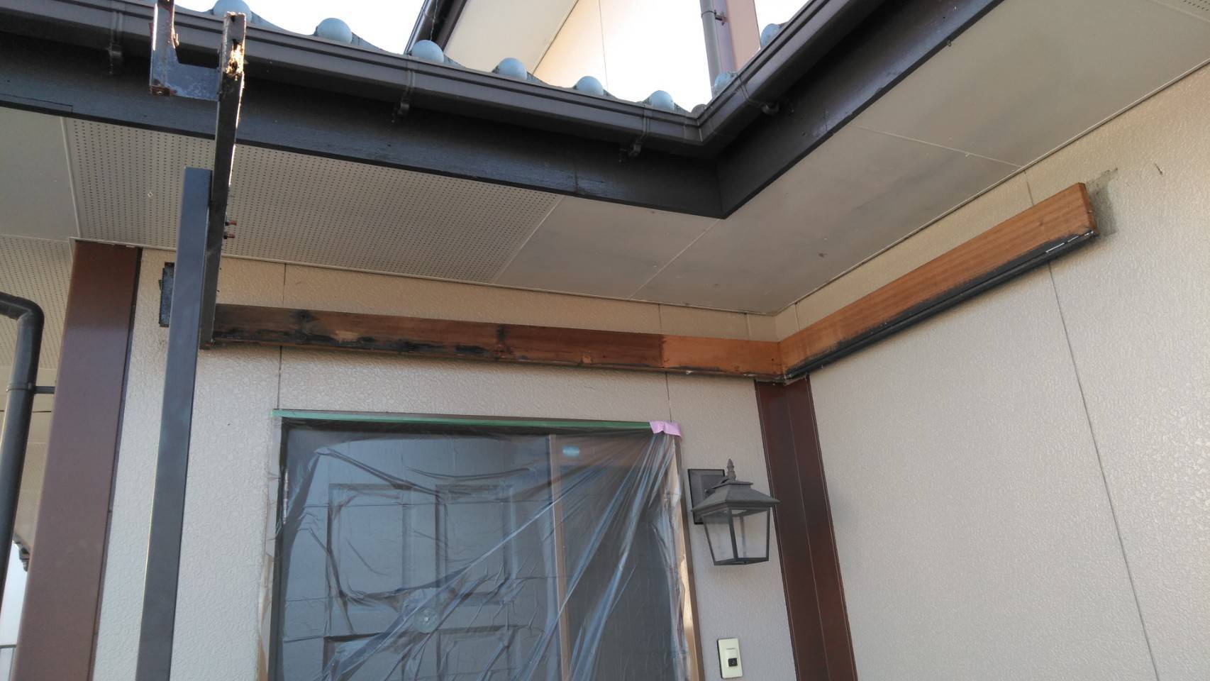 玄関庇の改修工事 ウチヤマのブログ 写真3