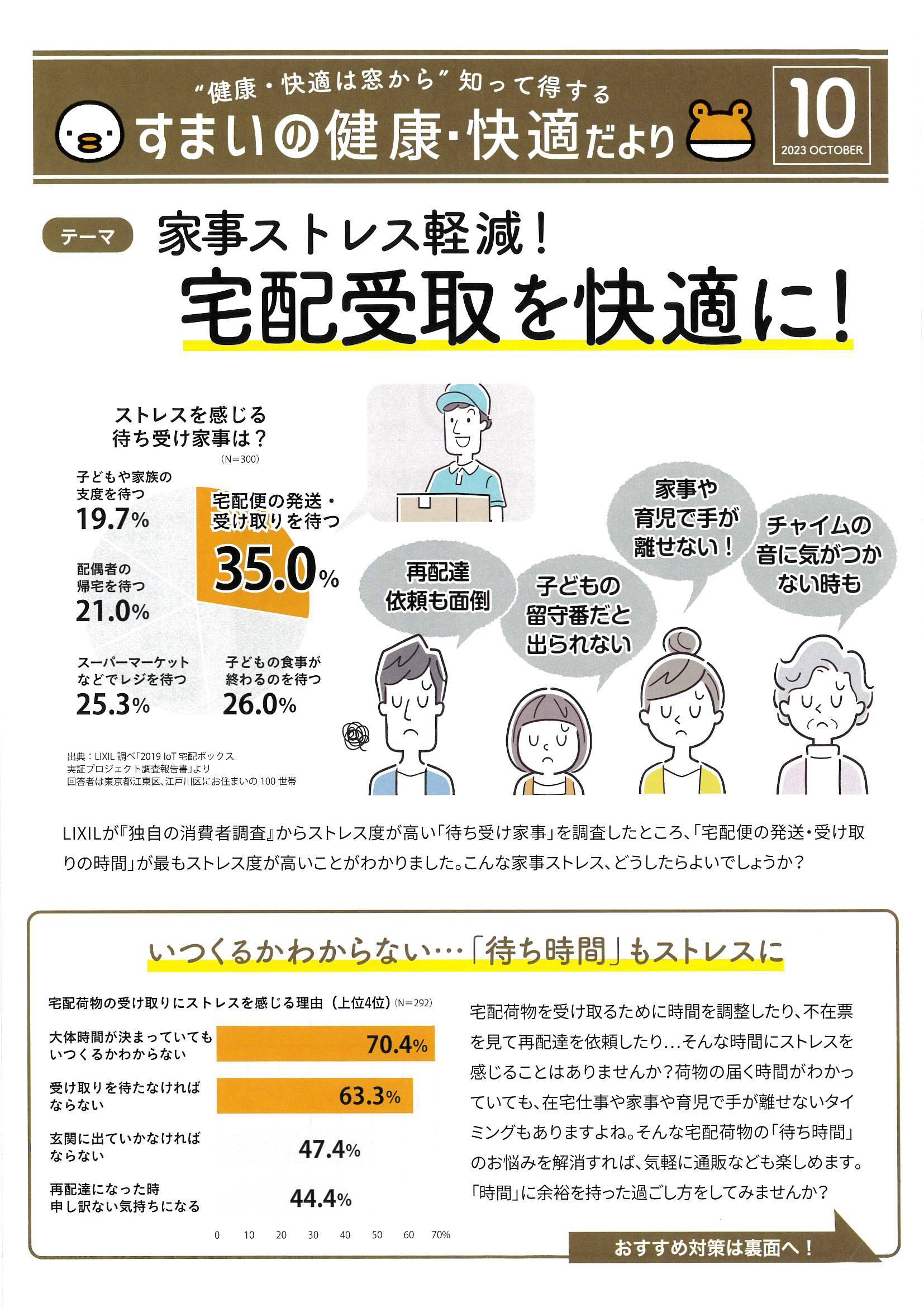 すまいの健康・快適だより10月号 水戸トーヨー住器のブログ 写真1