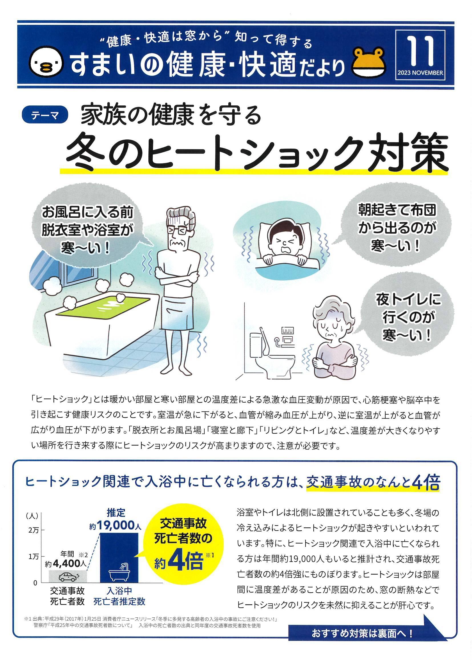 すまいの健康・快適だより11月号 水戸トーヨー住器のブログ 写真1