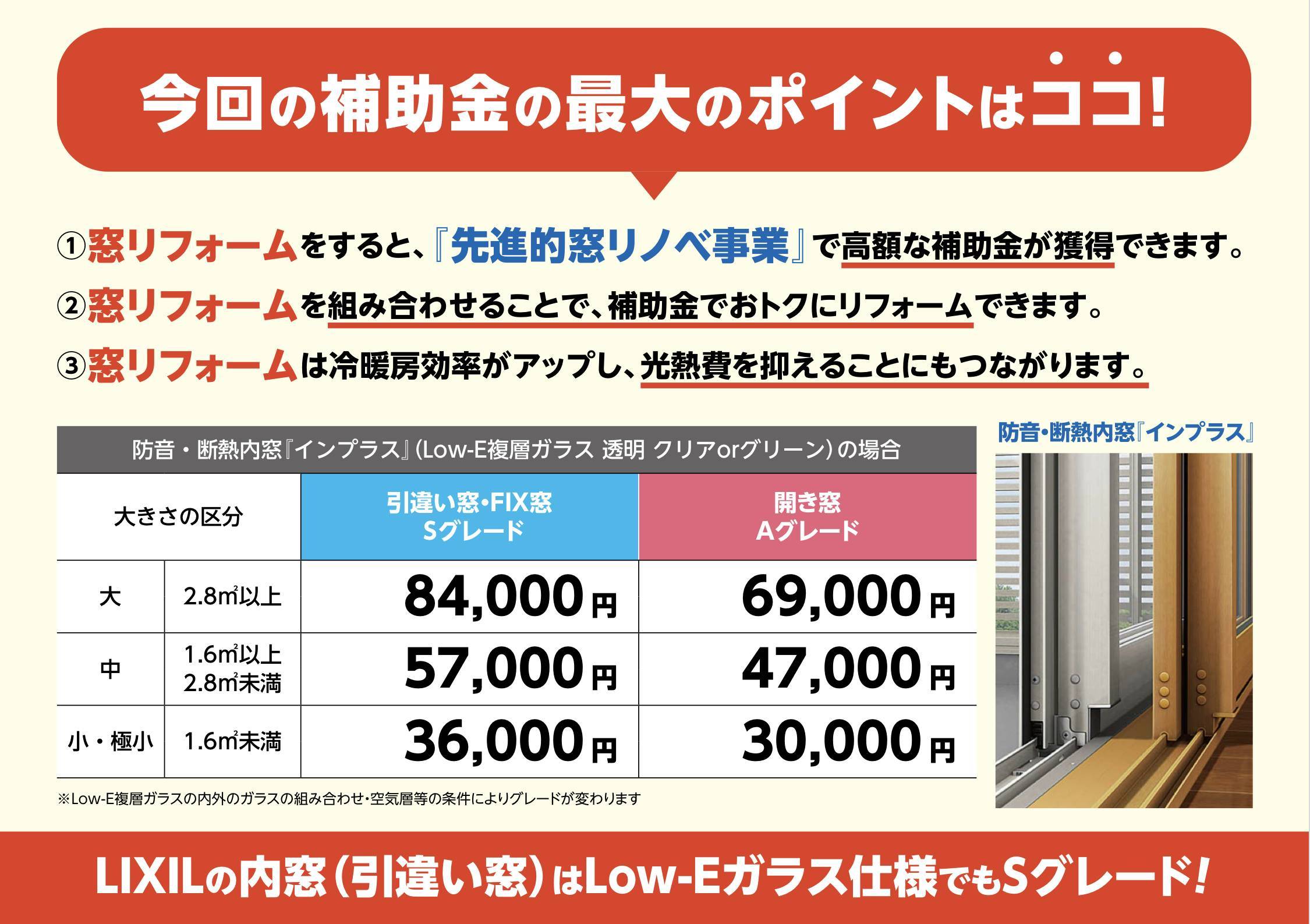 内窓設置で補助金😁先進的窓リノベ事業😁 小野寺トーヨー住器のイベントキャンペーン 写真1