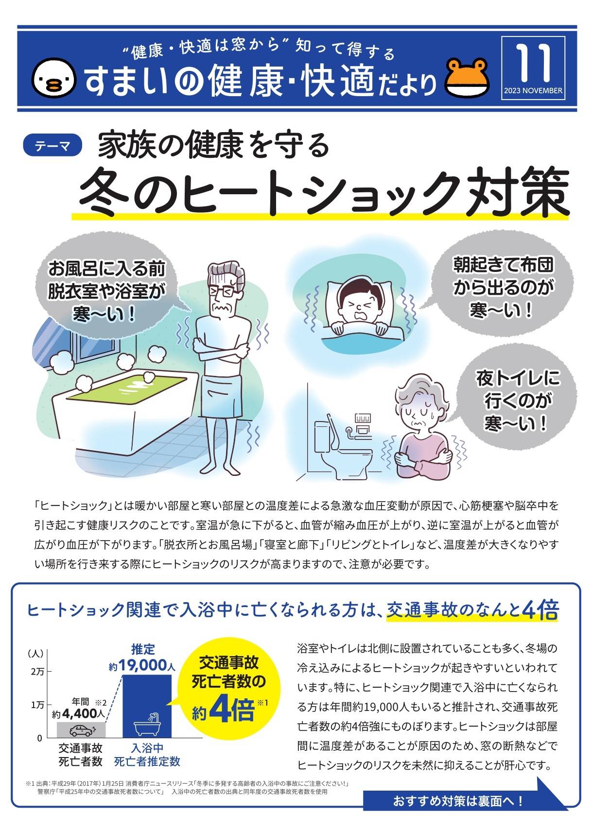 🌟知って得する！すまいの健康・快適だより 11月号🌟 AKBT 土崎港店のブログ 写真1