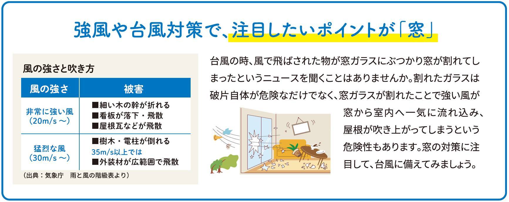 備えて安心 強風や台風からすまいを守る 窓工房テラムラのイベントキャンペーン 写真3