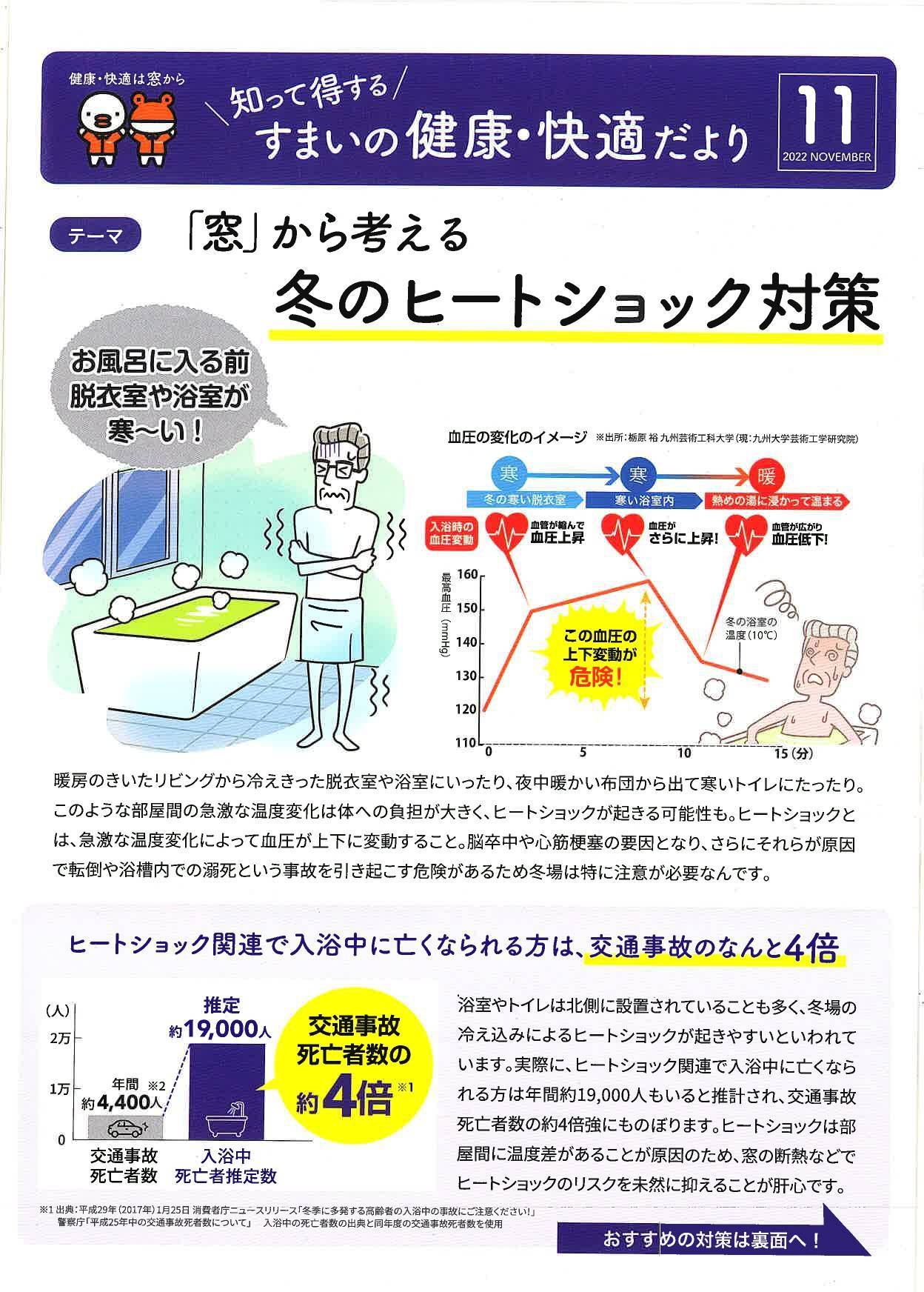 冬のヒートショック対策 ダイワトーヨー住器のブログ 写真1