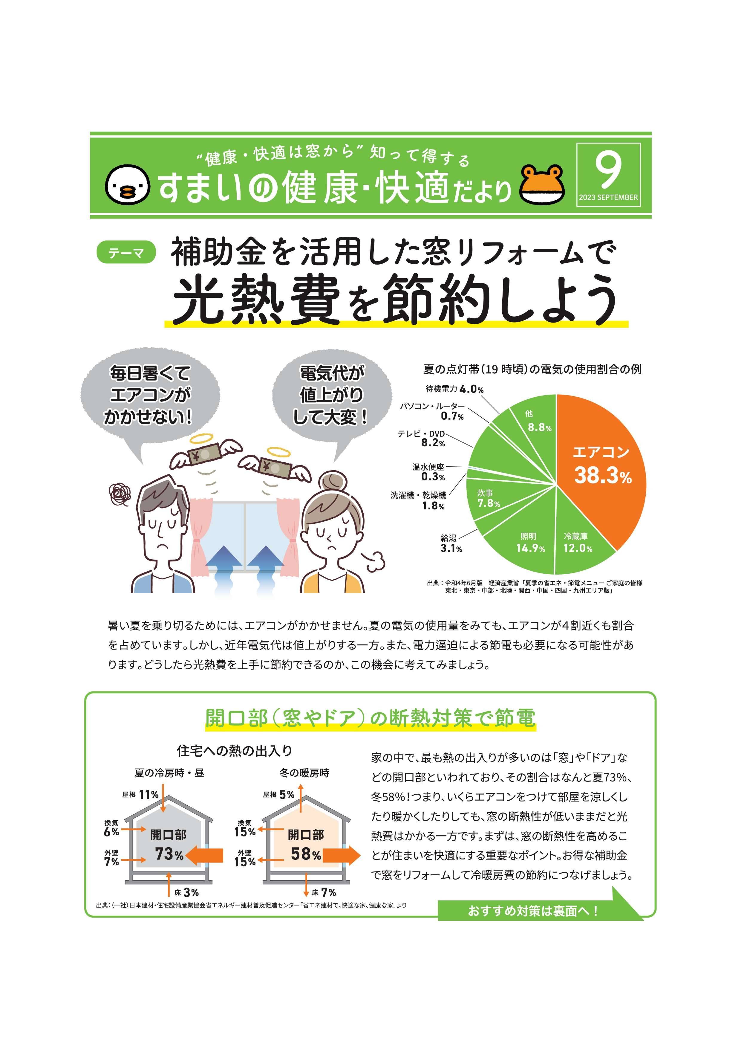 知って得するすまいの健康・快適だより 伸興トーヨー住器のイベントキャンペーン 写真1