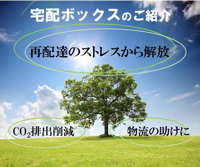 自宅に宅配ボックスを設置して、再配達を削減しませんか？ 札幌トーヨー住器のブログ 写真1