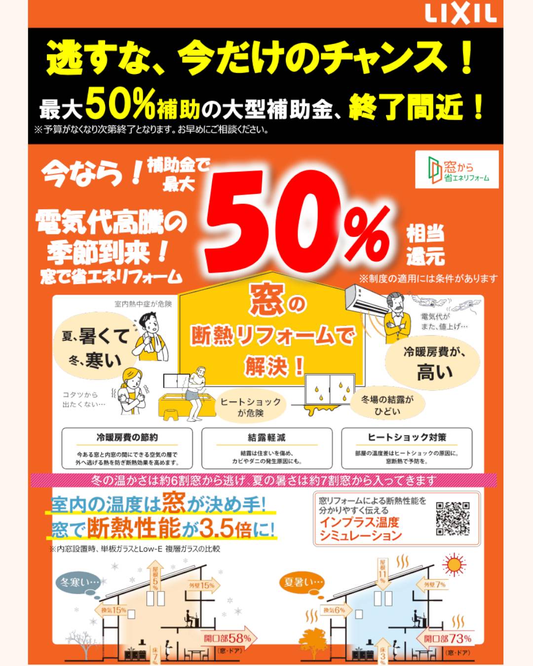 ＼補助金終了間近！／お得に窓リフォームするなら今！ バンダイトーヨー住器のイベントキャンペーン 写真1