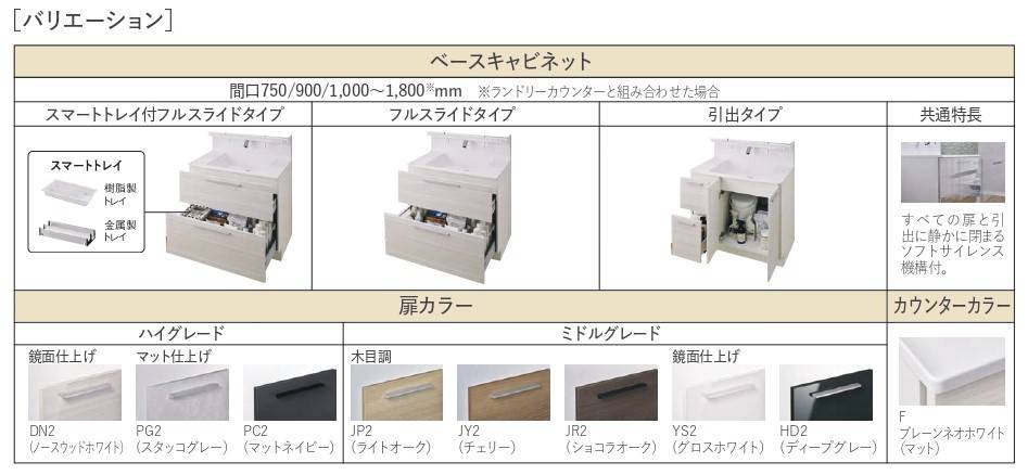 洗面化粧台　クレヴィ　奥行560タイプ 鎌田トーヨー住器のブログ 写真2