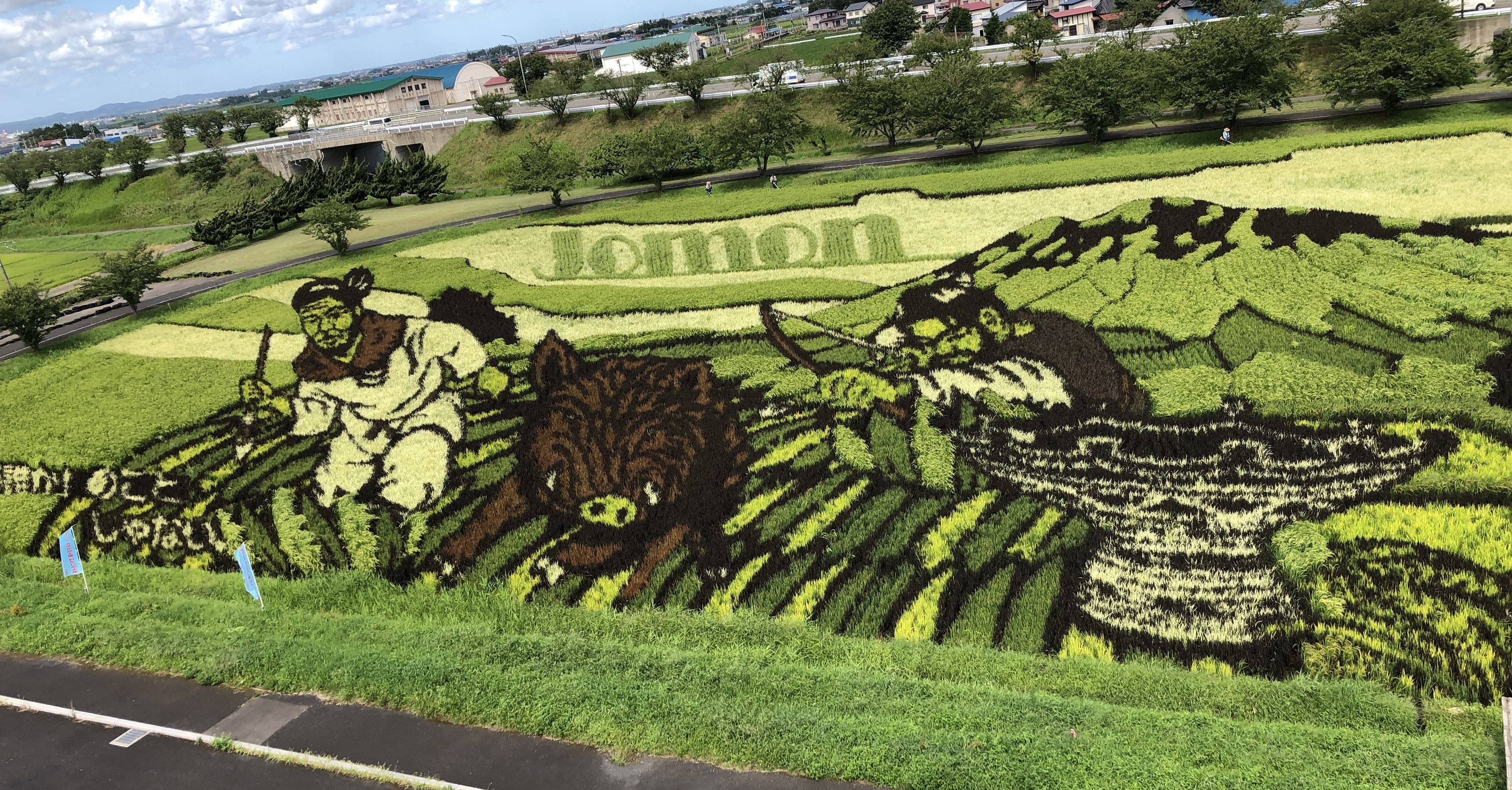 田舎館村🌾田んぼアート２ 鎌田トーヨー住器のブログ 写真1