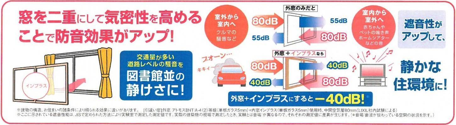 インプラスで防音対策✨ 鎌田トーヨー住器のブログ 写真2