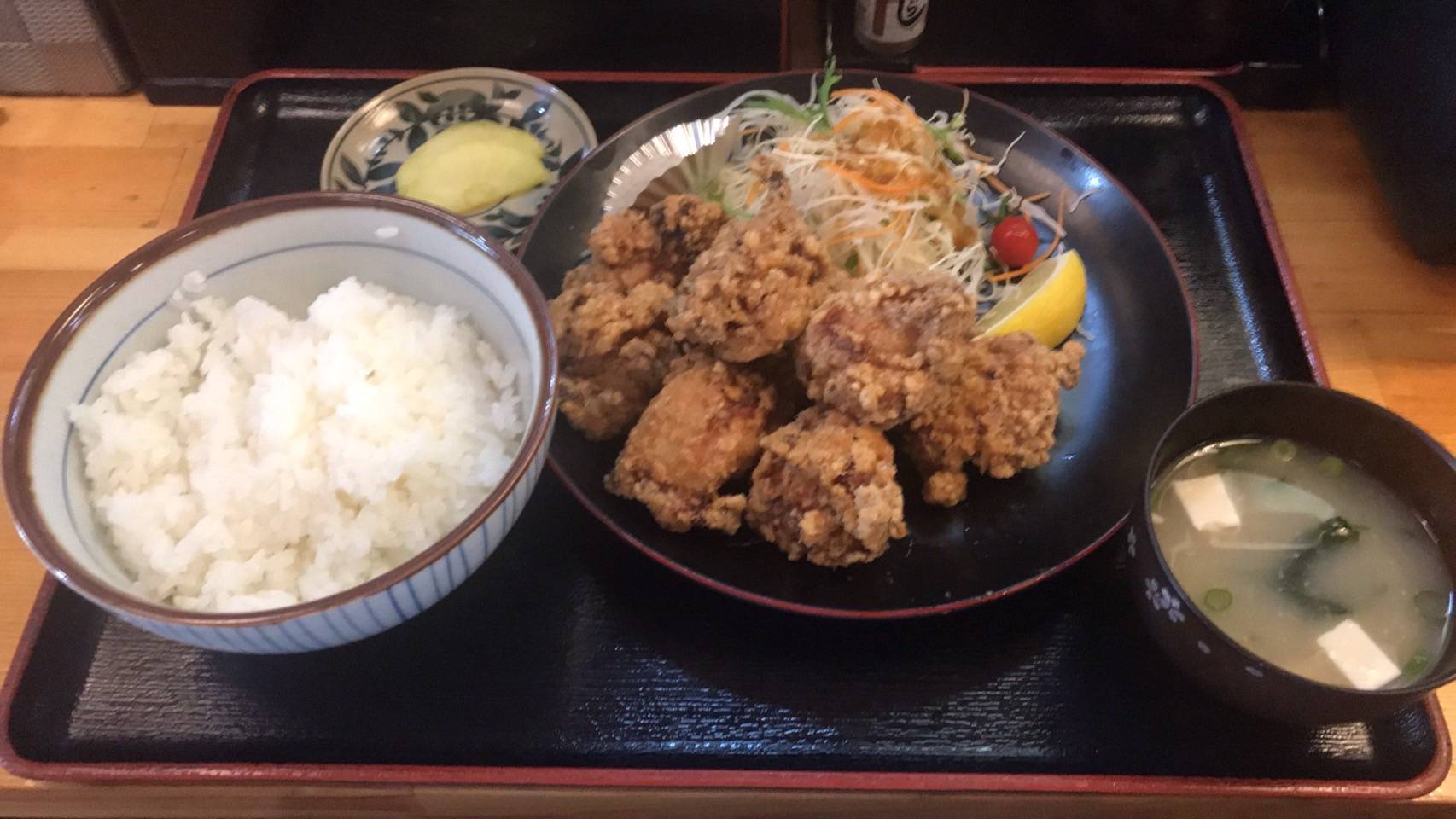 唐揚げ定食 アリックスのブログ 写真1