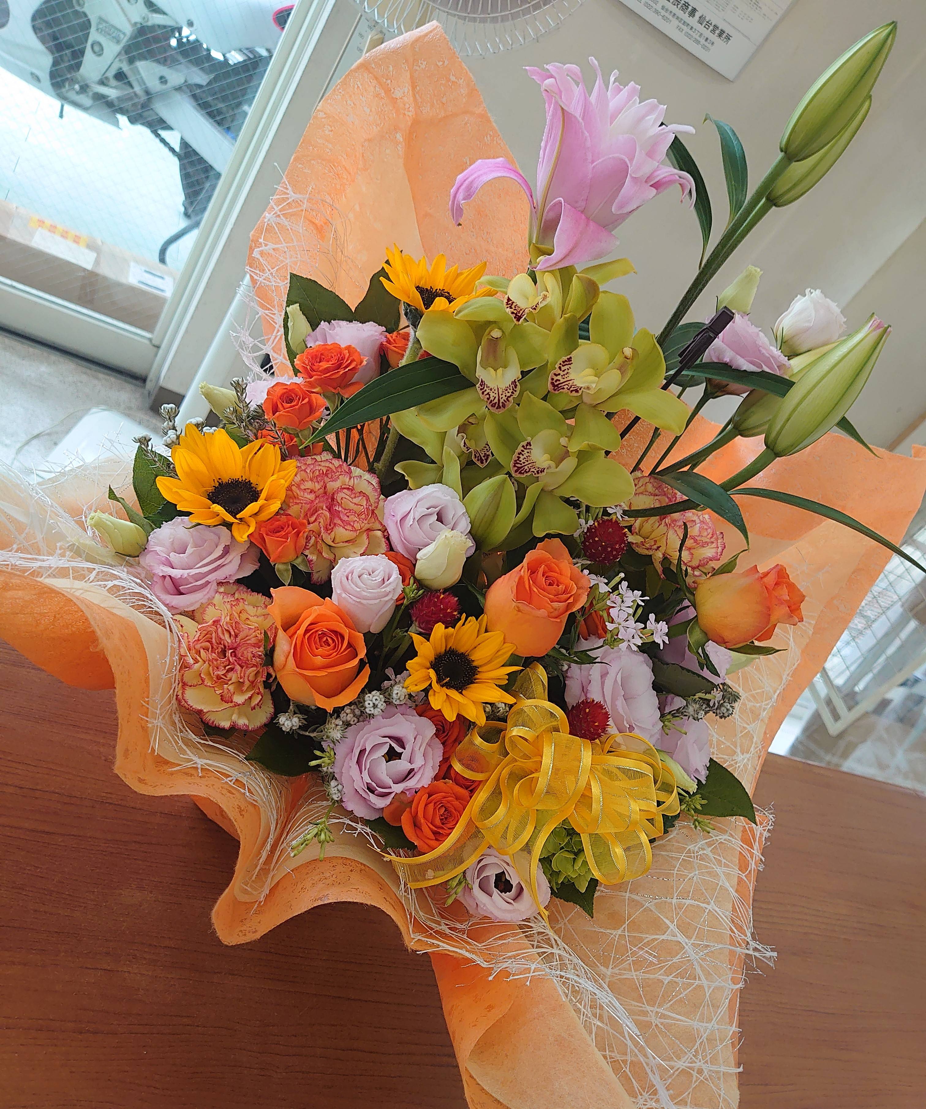 💐お花いただきました～💐 大角屋トーヨー住器のブログ 写真1