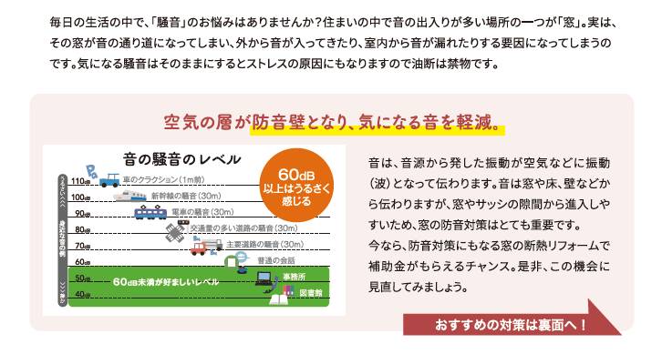 ～外からの気になる音のお悩み防音対策は『窓』がポイント！！～ ダイカクヤ 仙台のブログ 写真2