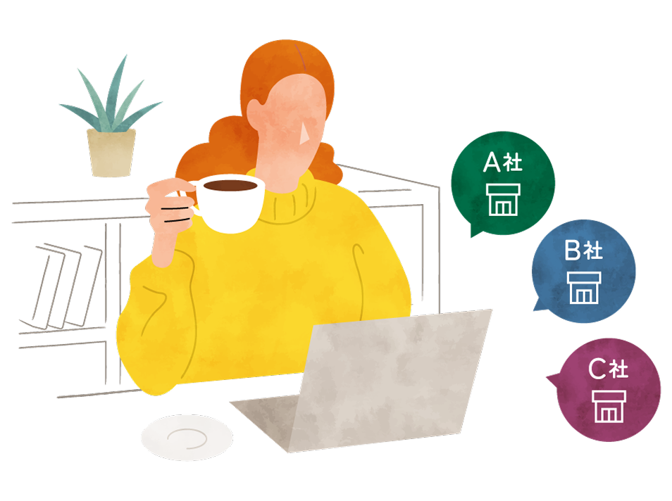 店舗検索イラスト