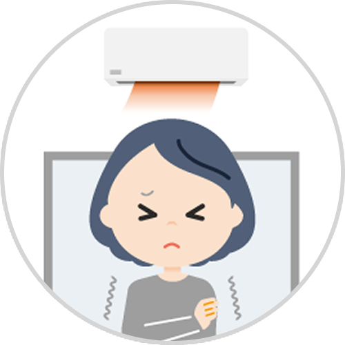 暖房をつけても部屋が冷える