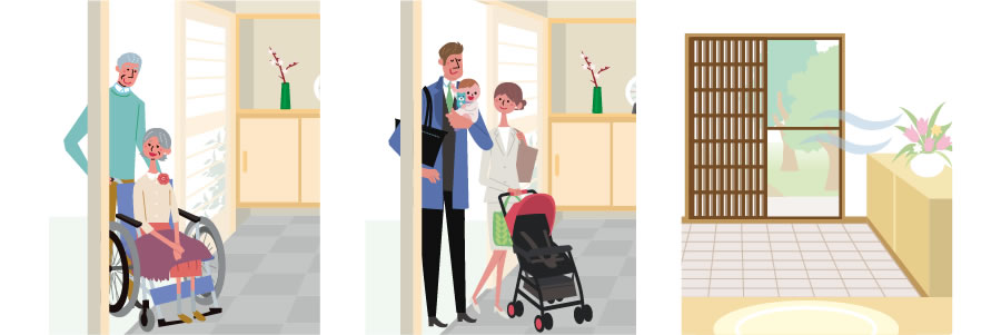 玄関引戸のイメージ