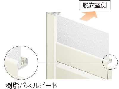 お掃除しやすい構造