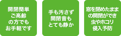 電動シャッターでもっと便利に