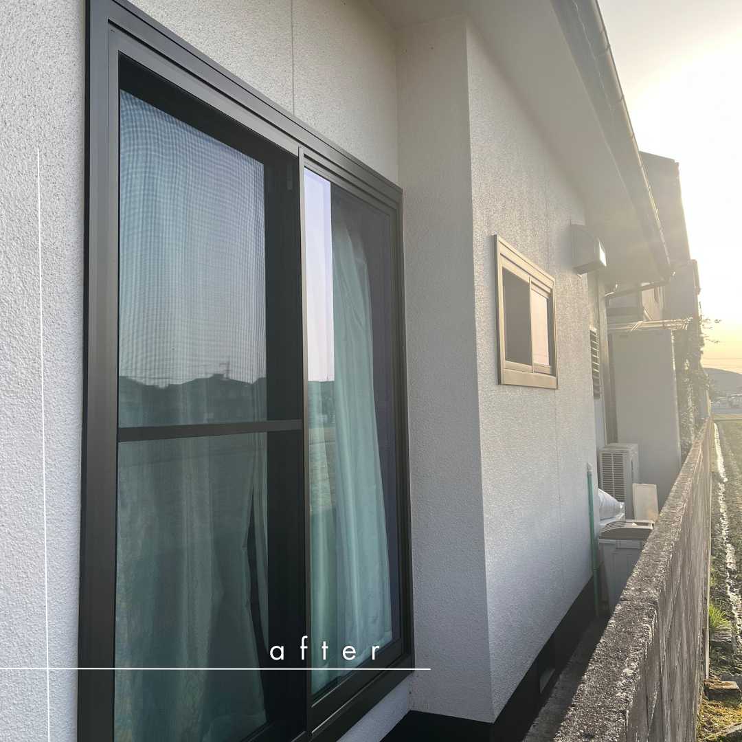 サン建材トーヨー住器の福山市 お隣さんから推薦!夏の暑さ・冬の寒さを解消した✨快適窓リフォーム✨の施工後の写真1