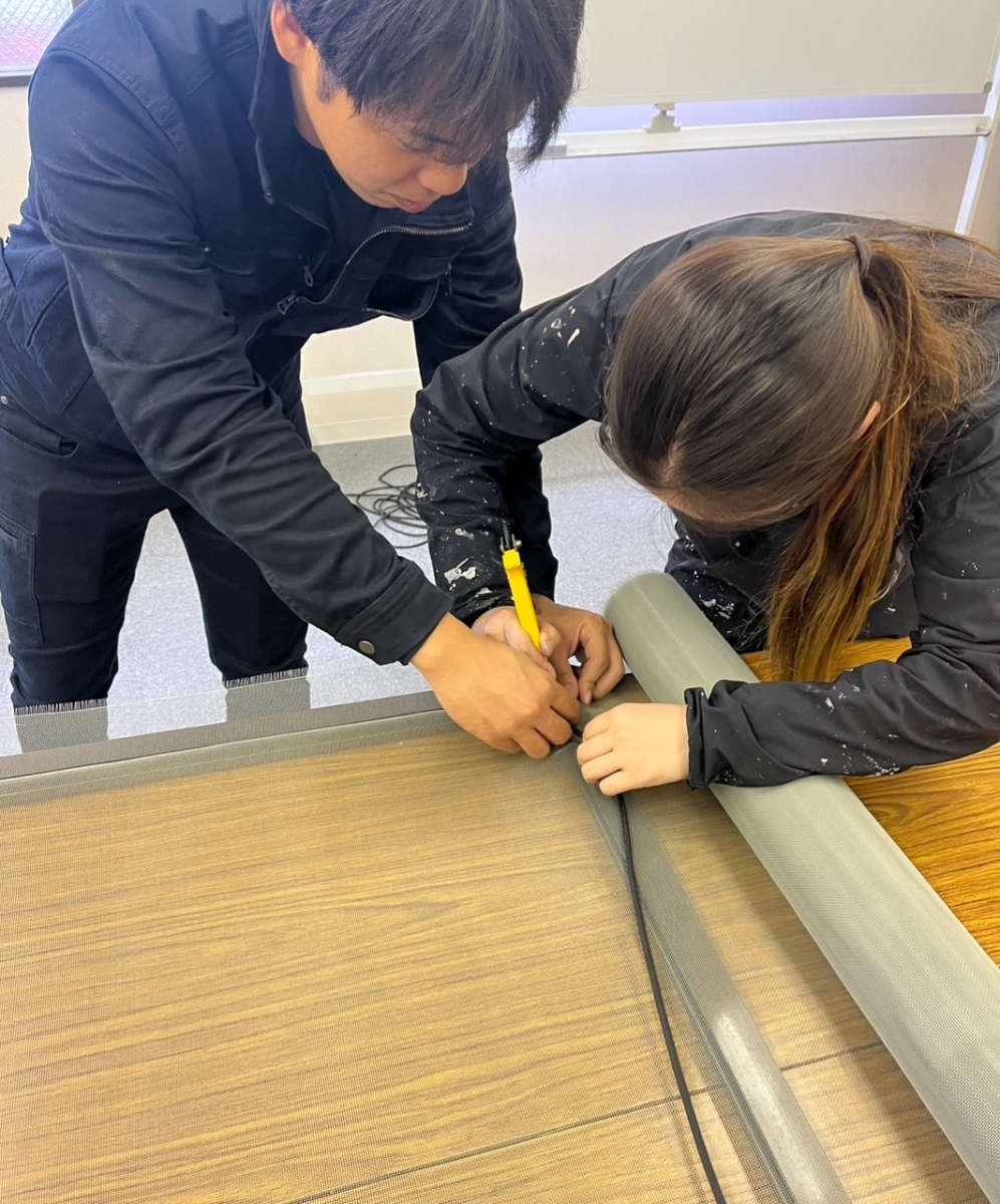 サン建材トーヨー住器の✨網戸張替講習会✨の施工後の写真2