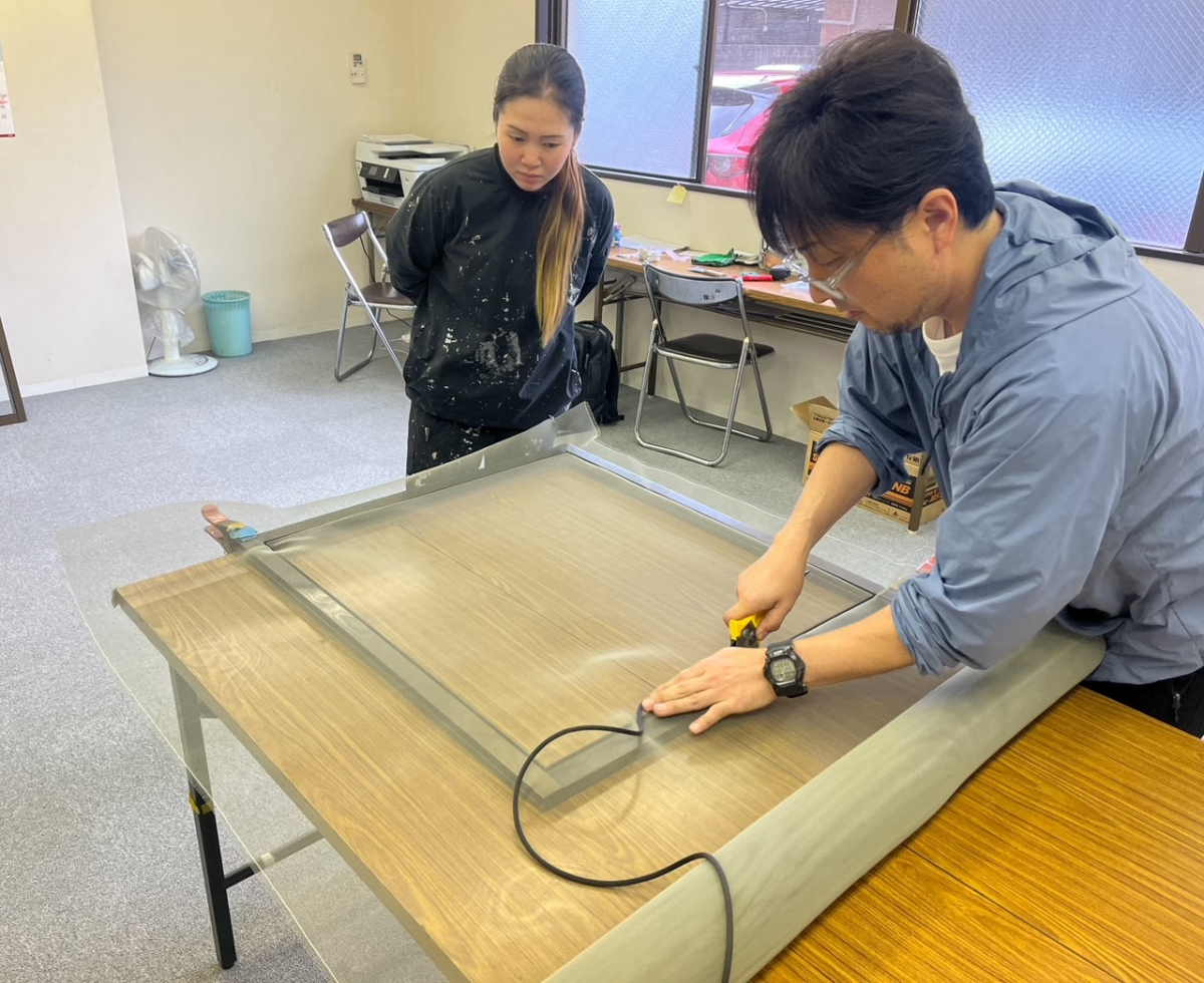 サン建材トーヨー住器の✨網戸張替講習会✨のお客さまの声の写真1