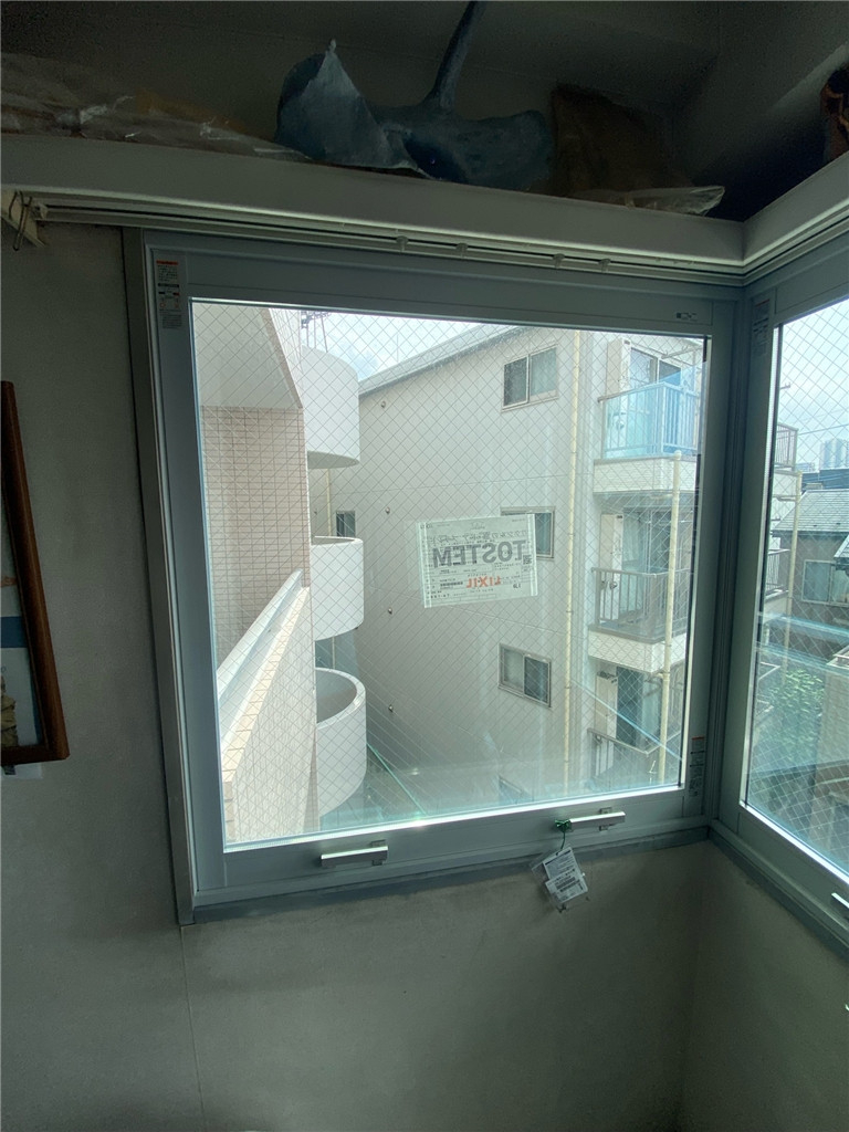 e-cubeホームテクノ 川越支店のマンション窓へインプラス設置の施工後の写真1
