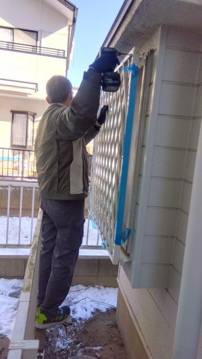 光トーヨーの面格子で防犯対策！の施工前の写真2