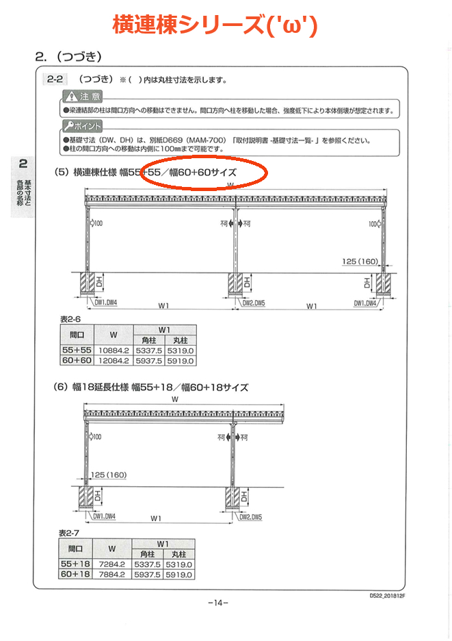 竹原屋本店の単体４本柱+２本👉全部で６本柱('ω')ノの施工後の写真1