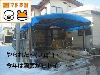 竹原屋本店の★豪雪の影響（大）★復旧を急ぎます( ;∀;)施工事例写真1