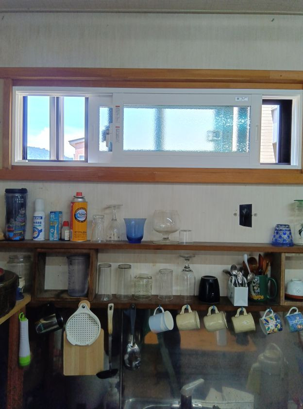 竹原屋本店の西日がキツイのでお悩み解決に一役(''ω'')の施工後の写真1