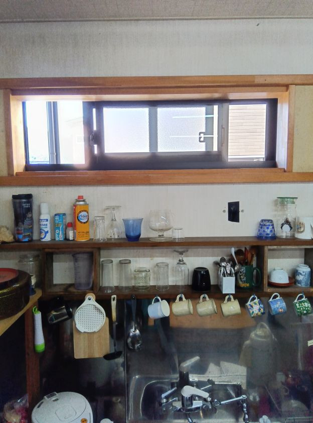 竹原屋本店の西日がキツイのでお悩み解決に一役(''ω'')の施工前の写真1
