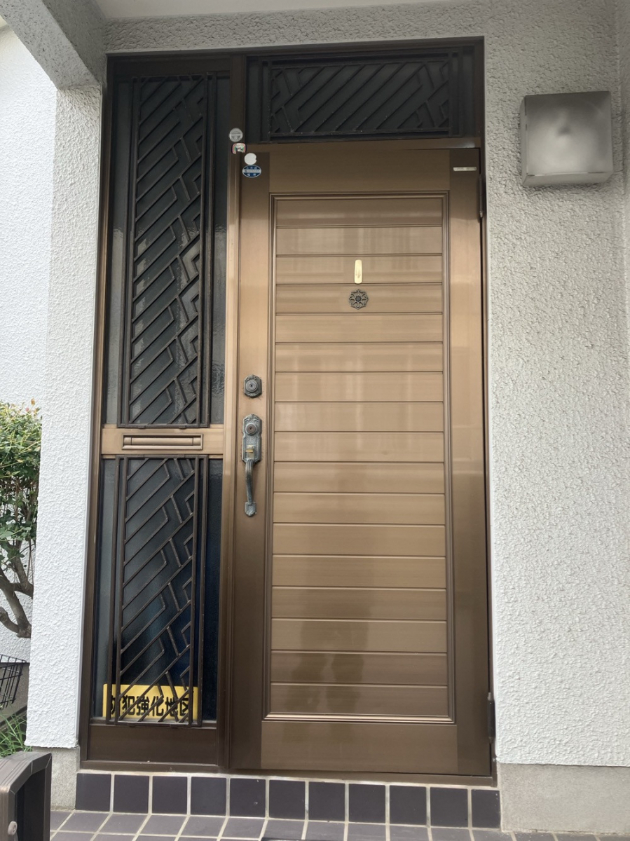 アルロの【ドア太郎】(千葉県 柏市)リシェント玄関リフォーム！断熱仕様で光熱費も削減⁉️の施工前の写真1