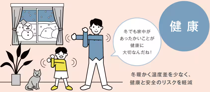 温かい家は寿命を延ばす ナガセキトーヨー住器のブログ 写真3