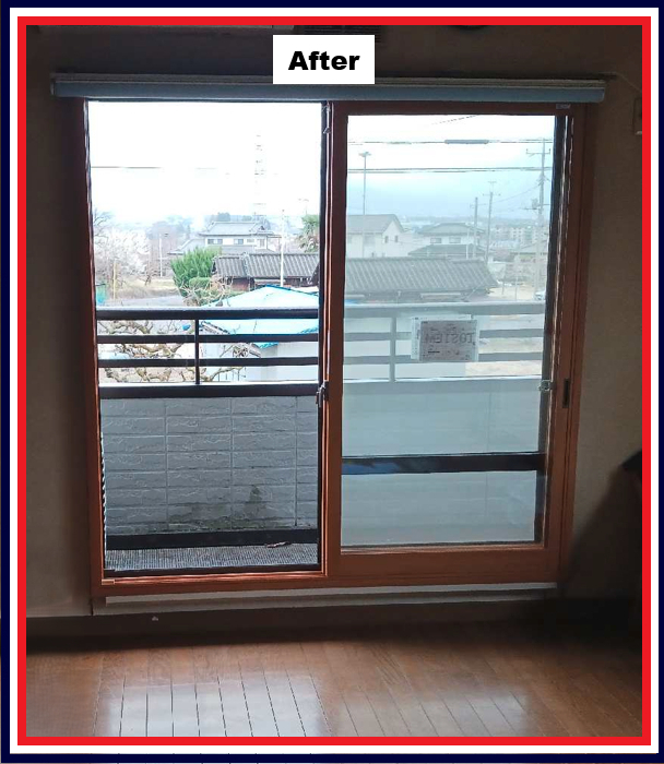 ナガセキトーヨー住器の山梨市【窓リフォーム】家の中が寒すぎる！の施工後の写真3