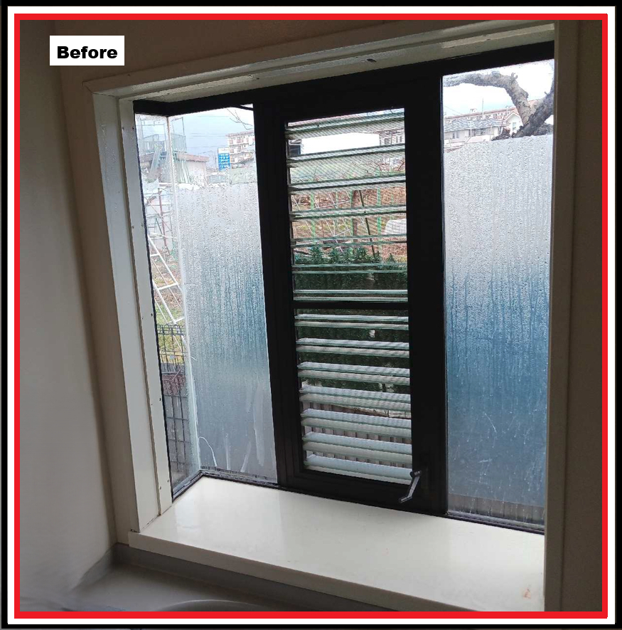 ナガセキトーヨー住器の山梨市【窓リフォーム】家の中が寒すぎる！の施工前の写真1