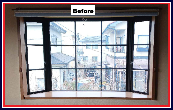 ナガセキトーヨー住器の山梨市【窓リフォーム】家の中が寒すぎる！の施工前の写真2
