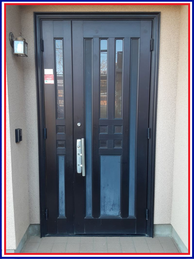 ナガセキトーヨー住器の北杜市【玄関リフォーム】電気錠で利便性・防犯性がさらにアップ！の施工前の写真1