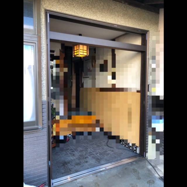 原口建材店 熊本の【W様邸玄関引戸リフォーム】の施工後の写真1