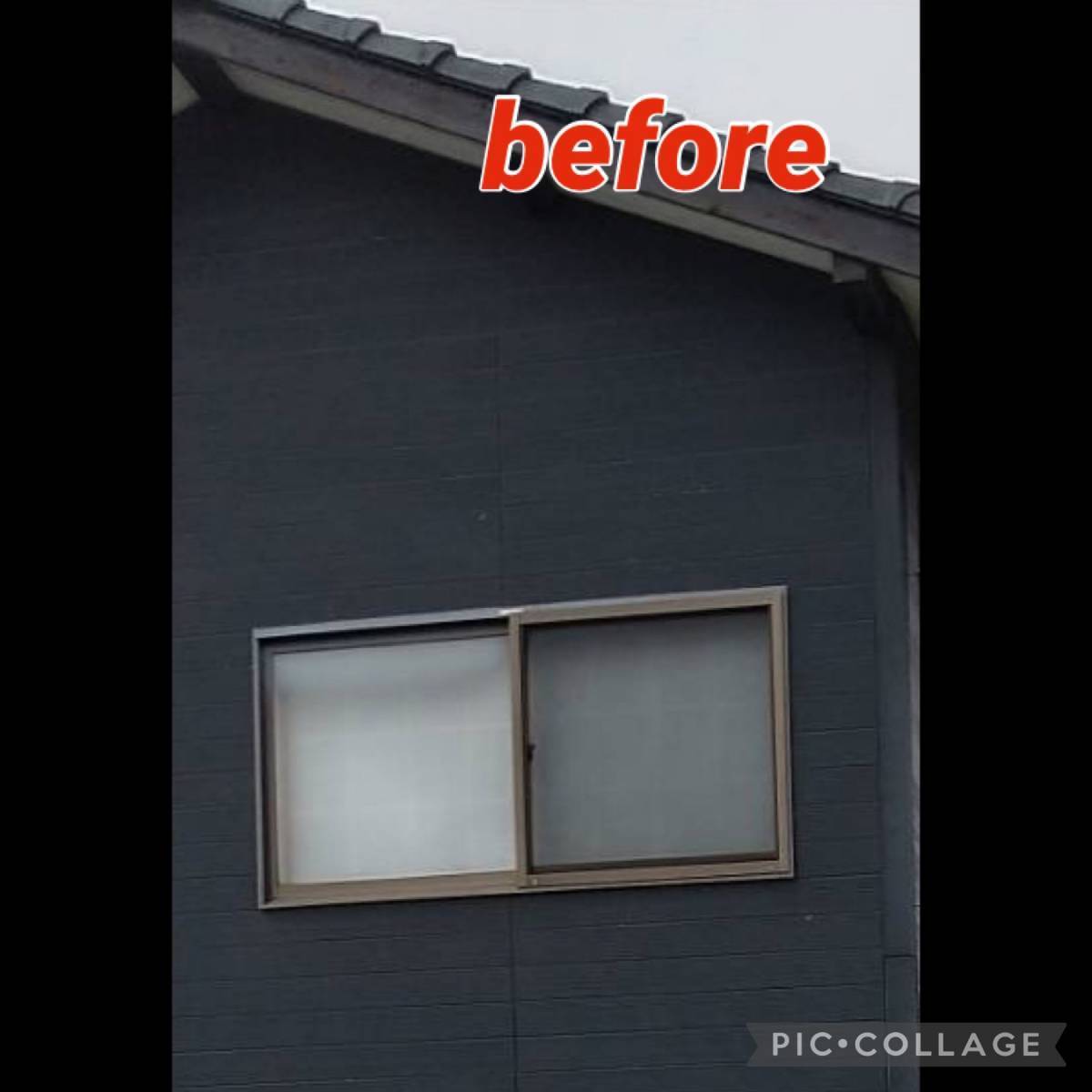 原口建材店 熊本のM様邸　後付けシャッター・雨戸取付工事の施工前の写真1