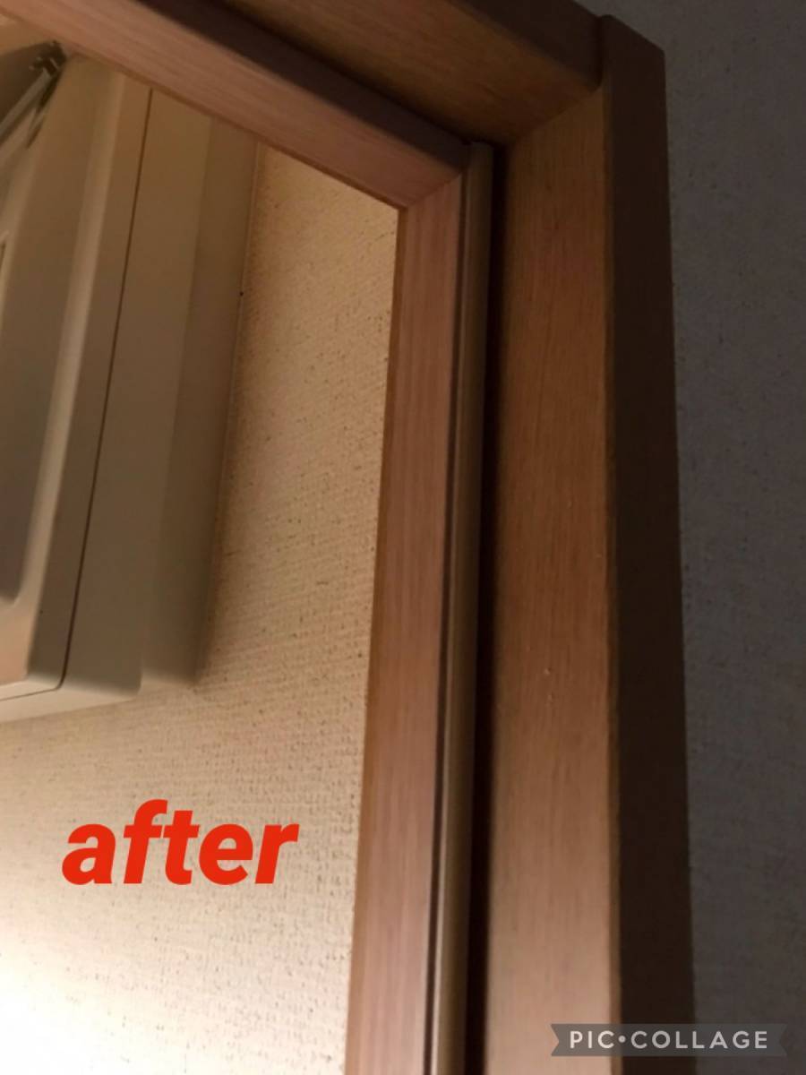 原口建材店 熊本の内装ドア枠の修理の施工後の写真1