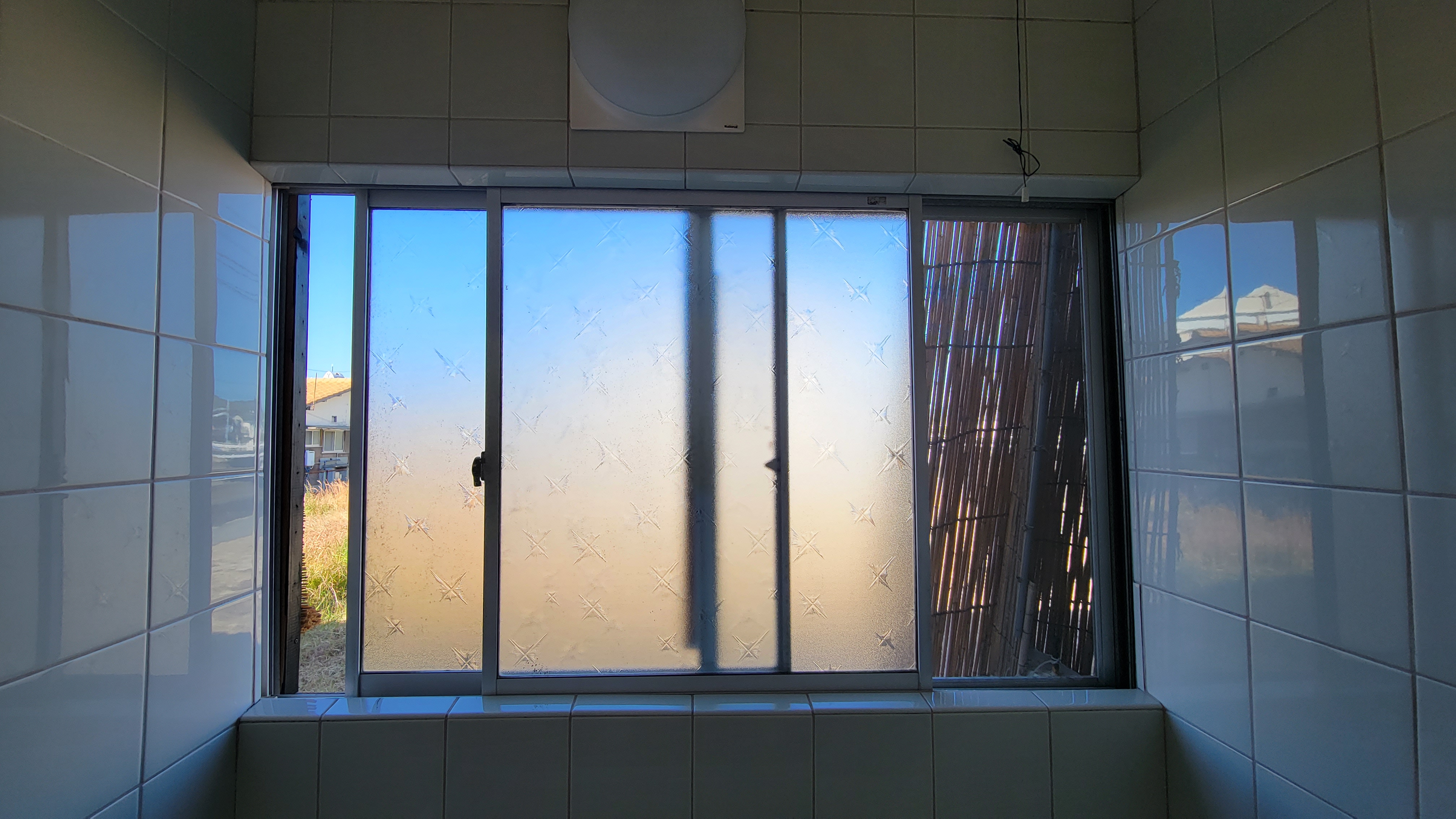 浴室　マド　施工 オカムラ・トーヨー住器のブログ 写真1